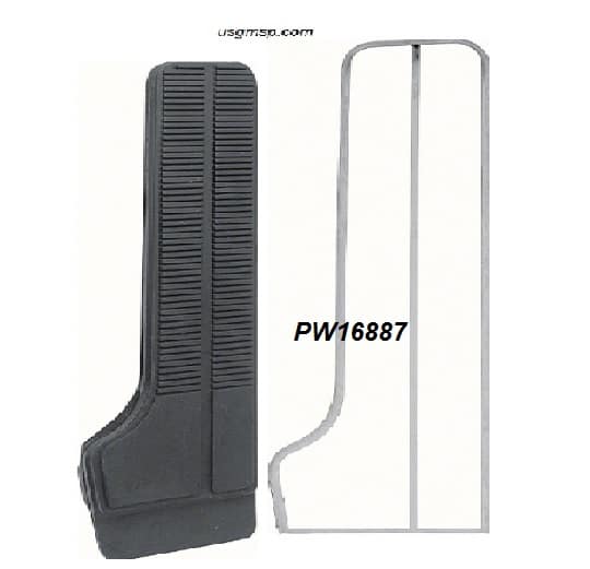 Accelerator pedal & Bezel 65-70 Full Size (SOME)